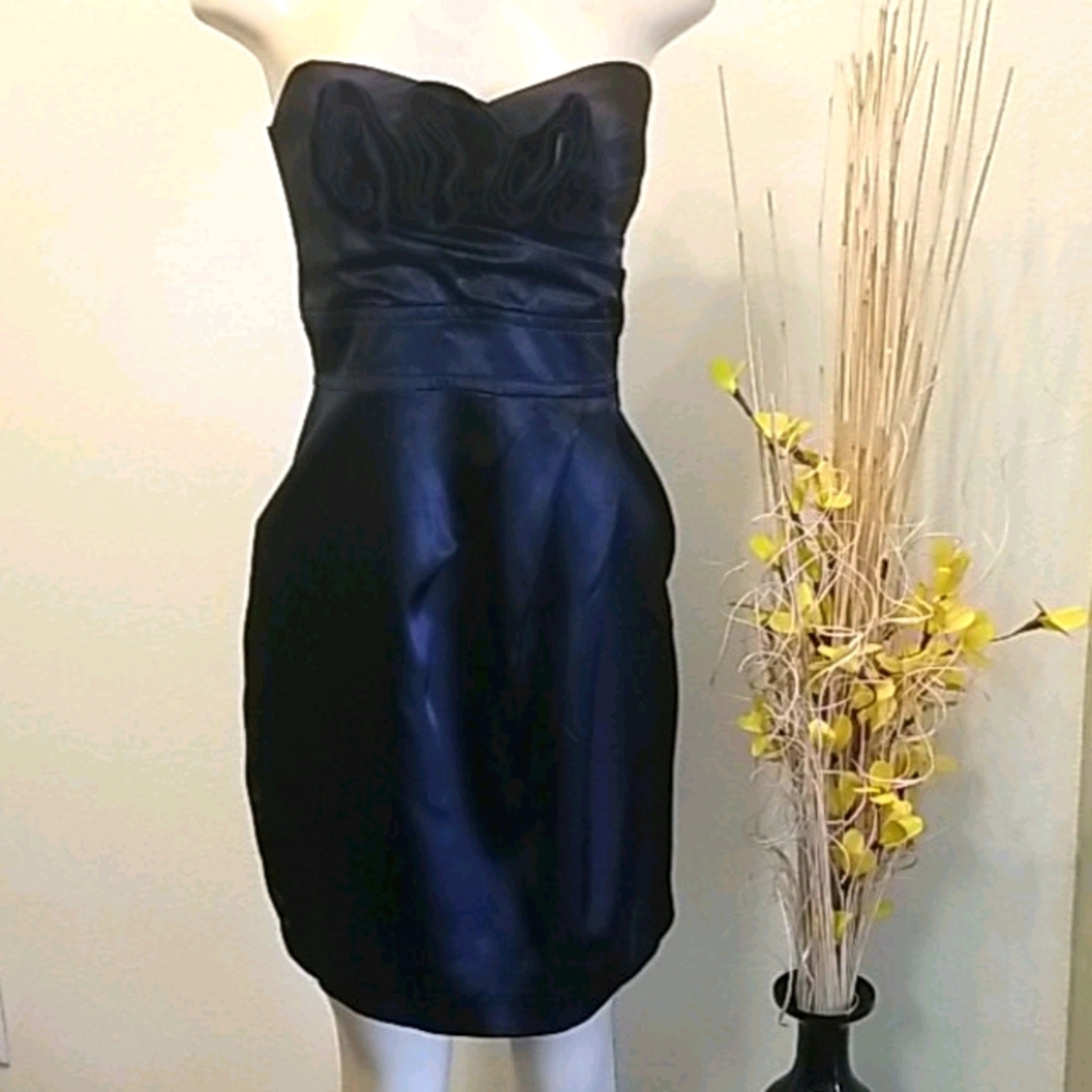 Black Strapless Dress